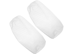 Conjunto de 2 Capas Almofada Enroladas em Tecido Misto Branco. Redondas Ergonômicas para Sofá e CHABERLU