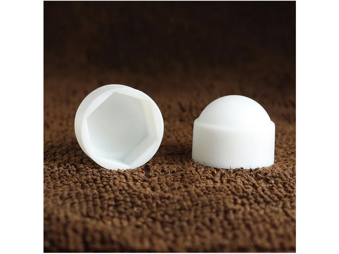 Tampas Plásticas Multicoloridas Para Porcas Sextavadas De Parafusos