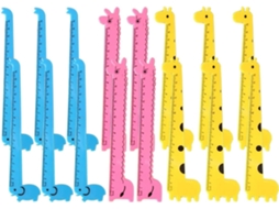 Conjunto de 30 bolsas portáteis Happyyami com estampa de girafa, feitas de plástico, práticas e leves, ideais para estudantes de medicina.