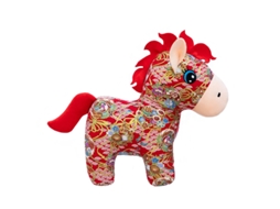 Brinquedo Cavalo-ano Pônei Tído Boneca De Peluche 30cm