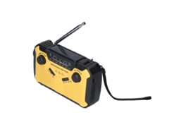 Rebe-rádio Digital Fm Am Wb Emergência Exterior Solar Manivela Lanterna Luz Led Sos Alarme Bateria 2500mah Usb Jack Auriculares 3.5mm