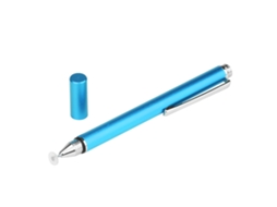Caneta Estilo Capacitivo Para Ipad E Computador Tela Tática Azul Claro Desenho Escrita