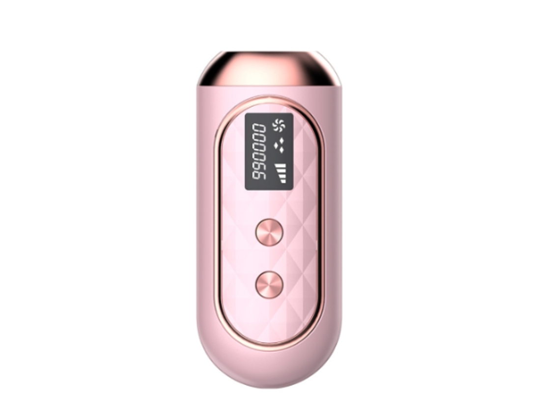 Dispositivo de Depilação Ipl Facial Corpo Indolor Sistema de Depilação de Longa Eficiência Dispositivo de Depilação Ipl Rosa AUJEZON