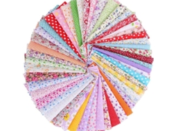 Pacote De 50 Patchwork Algodão Tídos 100 Algodão Slowmoose