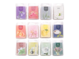 12 Pack Cera Perfumada Em Cubos De Cera De Soja Para Aquecedores, Conjunto De Presente Com 12 Aromas Diferentes Multicolor