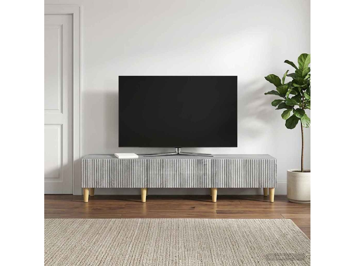 Vidaxl Gabinete para Tv com Gaveta Sonoma Cinzento 147 X 34,5 X 30 Cm