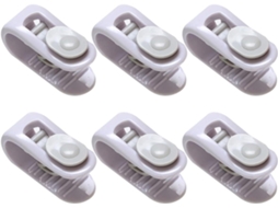 Conjunto De 6 Prendedores Lençol Supvox Com Fivela Plástico Antiderrapante Para Lençóis Planos, Fáceis De Usar