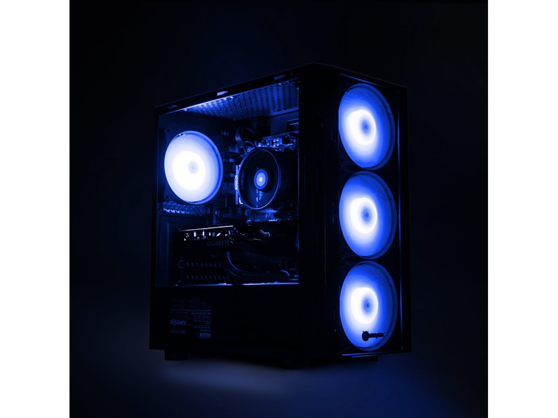 Desktop Gaming FIERCE PC 210007 (AMD Ryzen 3 NVIDIA RAM 16 GB 500 GB) Worten.pt