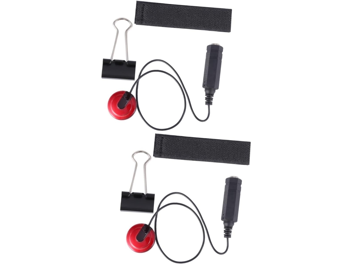 Microfone Piezoelétrico Autoadesivo De 2 Peças Para Guitarra E Ukulele