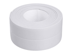 Fita impermeável de pvc, fita adesiva branca de 3.2m 3.8cm, fita de impermeabilização autoadesiva para ralo de pia de cozinha, banheiro, vedação de