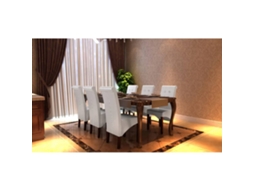 Cadeiras de Jantar 6 Pcs Couro Artificial Branco MAISON EXCLUSIVE