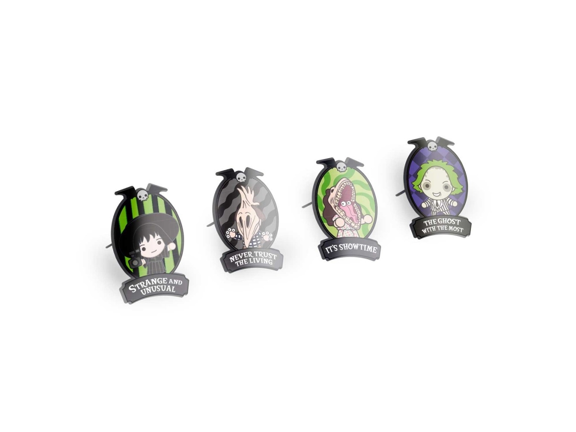 Conjunto De 4 Pins Do Beetlejuice 85544