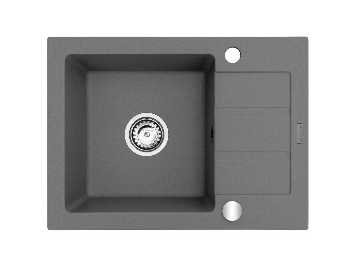 Lava-Loiça MAIDSINKS de Uma Cuba 62x44 cm Cinzento