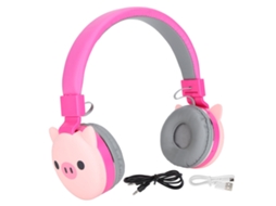 Fones de Ouvido Infantil Série Animal Bluetooth 5 EOOCOO com microfone