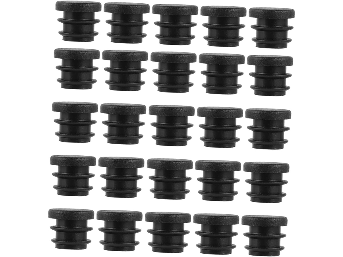 Kisangel 100 Protetores De Plástico Redondos Para Redução Ruído, Com Encaixe Seguro Para Pés De Móveis, 20mm, Para