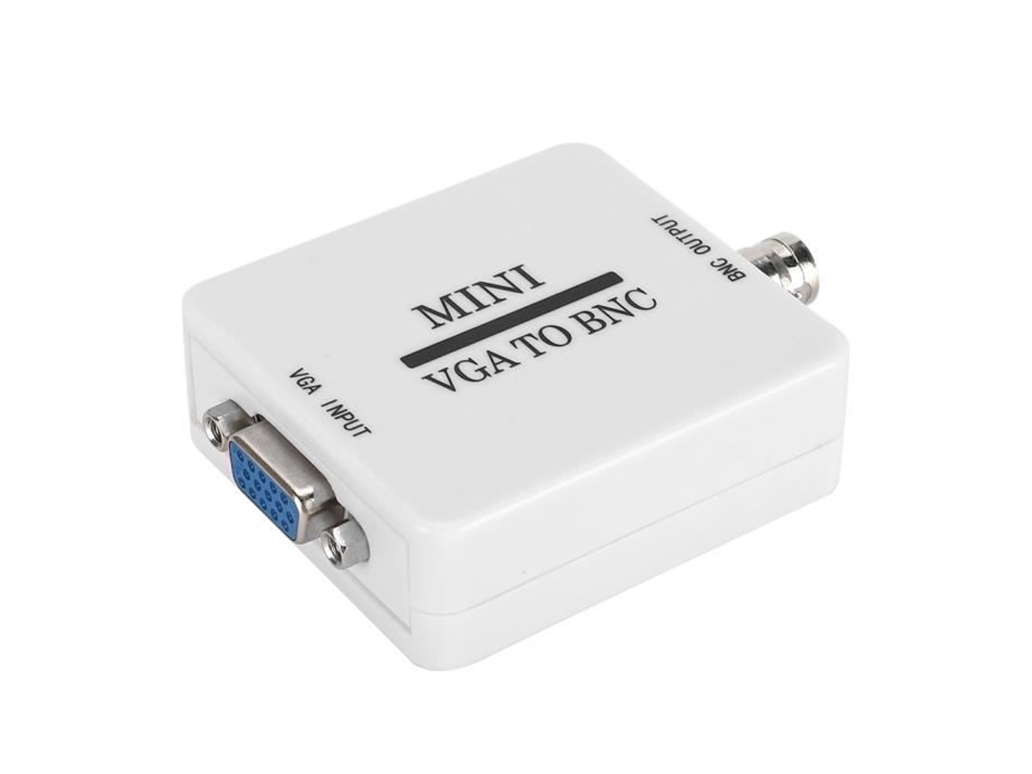 Adaptador Portátil Vga para Bnc Conversor de Vídeo Doméstico para HURRISE