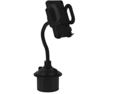 Suporte Para Celular Veicular Em Abs E Silicone, Com Instalação Ajustável.