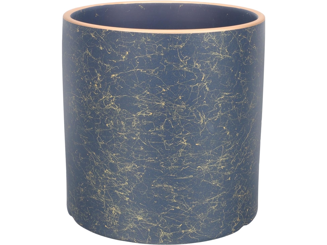 Vaso para Orquídea Phalaenopsis em Cerâmica Azul, Estilo Nórdico. Vaso Decorativo para Orquídeas e Outras Plantas, para CHABERLU