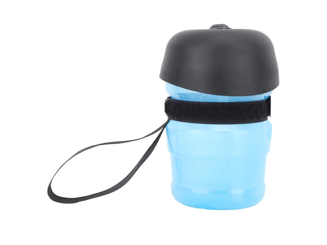 Garrafa de Água para Cães Azul 520ml Sem Vazamentos Portátil