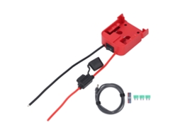 Adaptador De Bateria 18v E Cabo De Alimentação Cc Com Terminal De Fiação 3x30a Para Mini