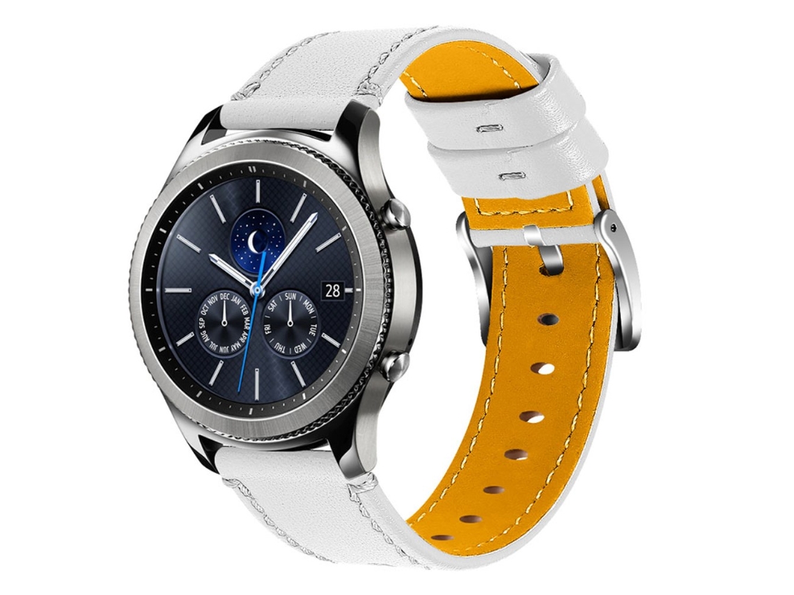 Bracelete de Aço Inoxidável 22Mm com Fivela para Huami Amazfit Gtr 47Mm Branco