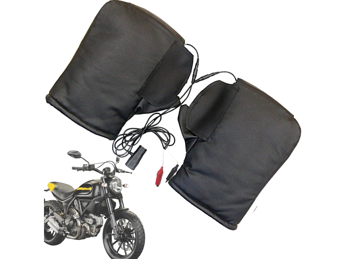 Luvas Confortáveis Para Guidão De Motocicleta Com Aquecimento Térmico E Elétrico Para Neve.
