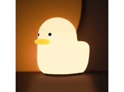 Luminria Noturna Led Benson Pato, Luminria Noturna De Silicone Em Formato De Animal Fofo Para Quarto Infantil, Luminria De Mesa Aquaforge