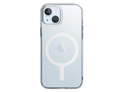 Capa Fosco para iPhone 15 Plus UNIQ Pele Sintética Transparente