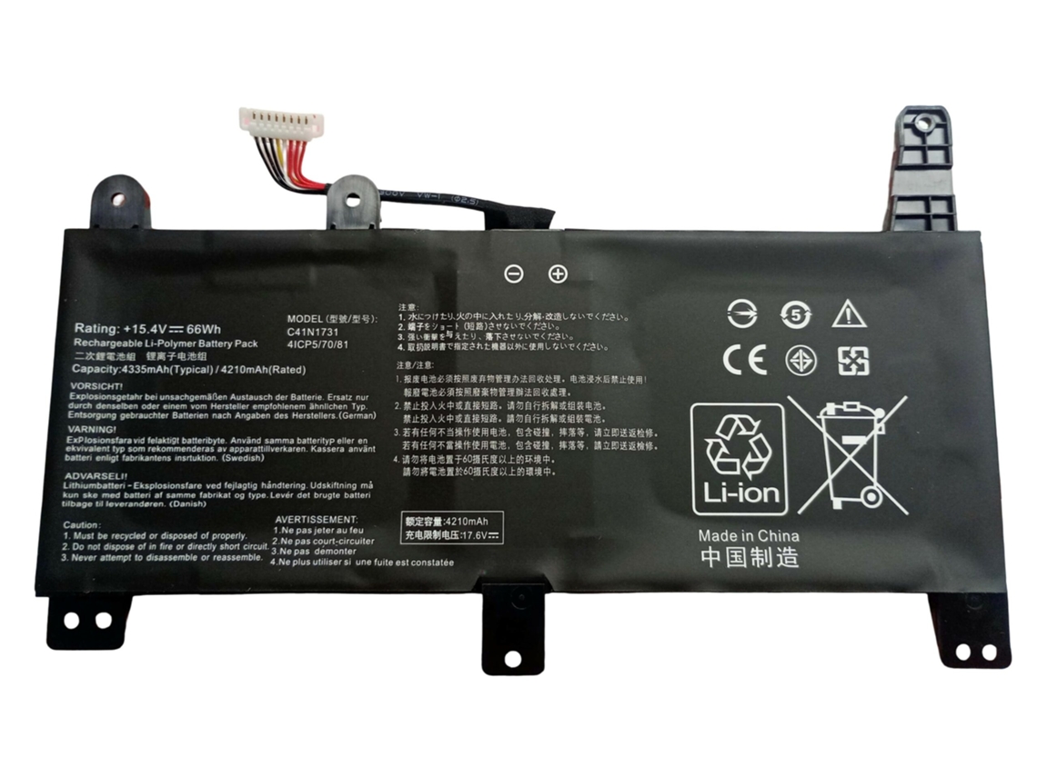 Bateria para laptop Asus Rog Strix C41n1731, tipo A, Voltistar