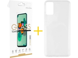 Kit Capa e Película Samsung Galaxy A71 4G SKYHE Silicone Líquido (Transparente)
