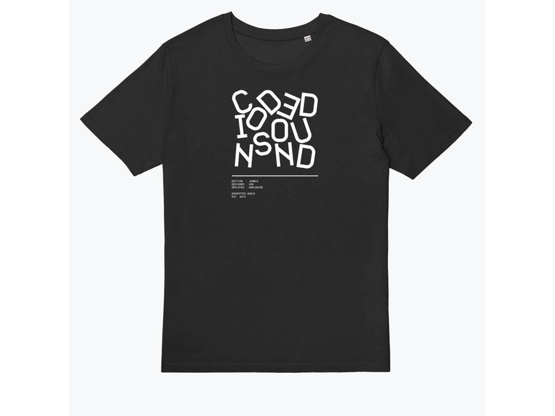 Ea - Coded Jumble [black Tee] Encrypted Audio T-shirt--s