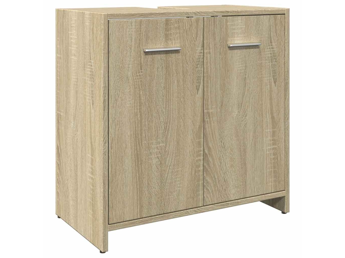 Bathroom Sink Cabinet, Bathroom Sink Cabinets Vidaxl Marrom Madeira Processada (n/a)