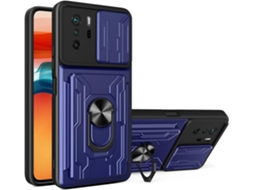 Lente para Telefone Note Proteção Deslizante para Xiaomi Redmi Note 10 Pro HONGWE. Textura Macia Rígida com Anel de Suporte