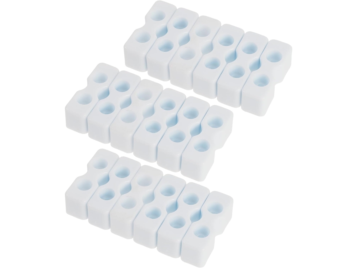 Pinos De Suporte Para Móveis, 20 Peças, Plástico Branco