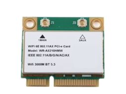 Placa De Rede Sem Fio (5g Tri-band Gigabit) Ax210 5374m Wifi 6e Placa De Rede Sem Fio Integrada Mi...