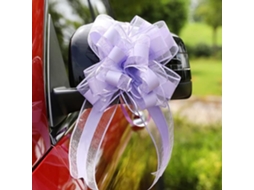 Pacote de 10 Laços Automáticos de Casamento 180 Cm X 6 4 Cm Fita de Embalagem para Puxar Laços de Decoração.Z1224