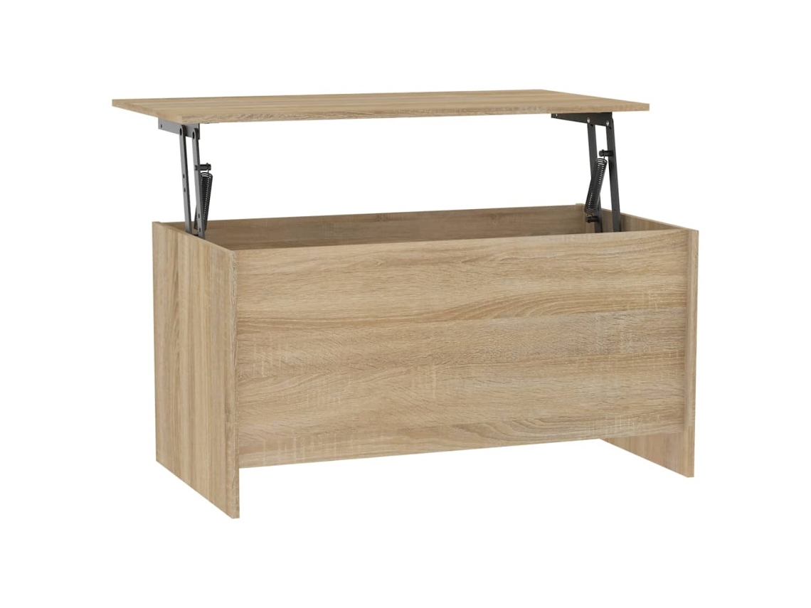 Mesa de Centro Vidaxl 102x55,5x52,5cm Madeira Carvalho Sonoma MAISON EXCLUSIVE
