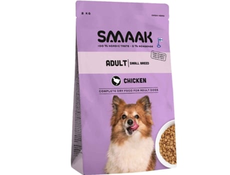 Ração Para Cão Adulto Raças Pequenas Frango Smaak