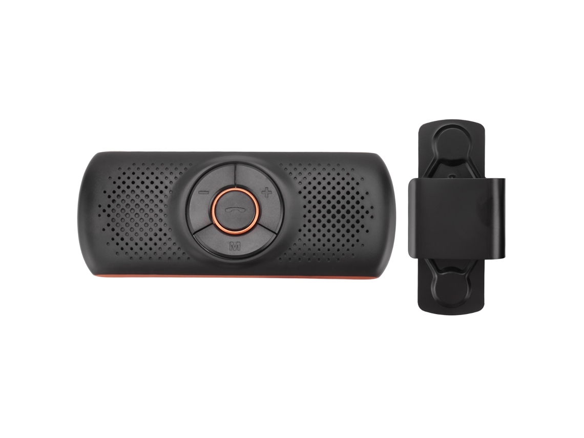 Caixa de Som Bluetooth para Carro com Função de Chamada Mãos livres Bluetooth Integrada e Clipe para Quebra sol. MDUG