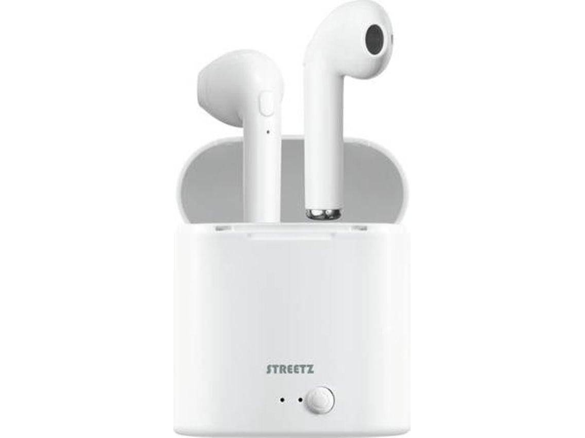 Auriculares Bluetooth True Wireless STREETZ Tws-0008 (Outlet Caixa Aberta - In Ear - Microfone - Branco)