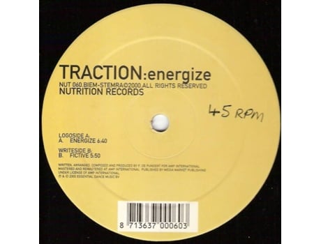 Vinil Energize, Traction Nutrition
