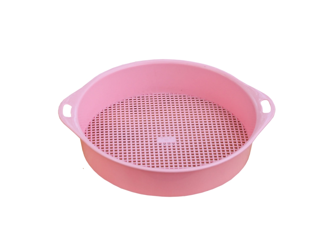 Primerox peneira de Solo 3mm com Buracos Tetragonais Pp Portátil para Jardim Rosa
