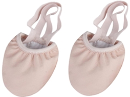 Par De Sapatilhas Balé Para Adultos Com Elástico, Antiderrapantes E Respiráveis, Com Proteção Para Os Dedos, Calçado