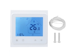 Termostato Inteligente Programável com Tela Touch LCD, Smartsensor e Alexa Branco 95~240v