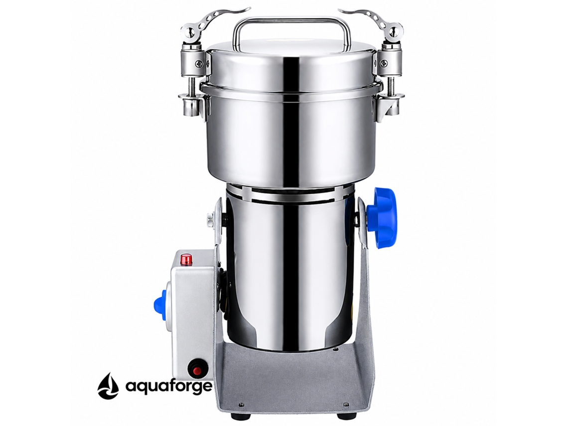 Moinho Elétrico Aquaforge Com 600 G E 3000 W Para Grãos E Especiarias