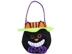 Sacos de Halloween Balde de Pelúcia para Doces Saco de Abóbora para Crianças NEVEANCE