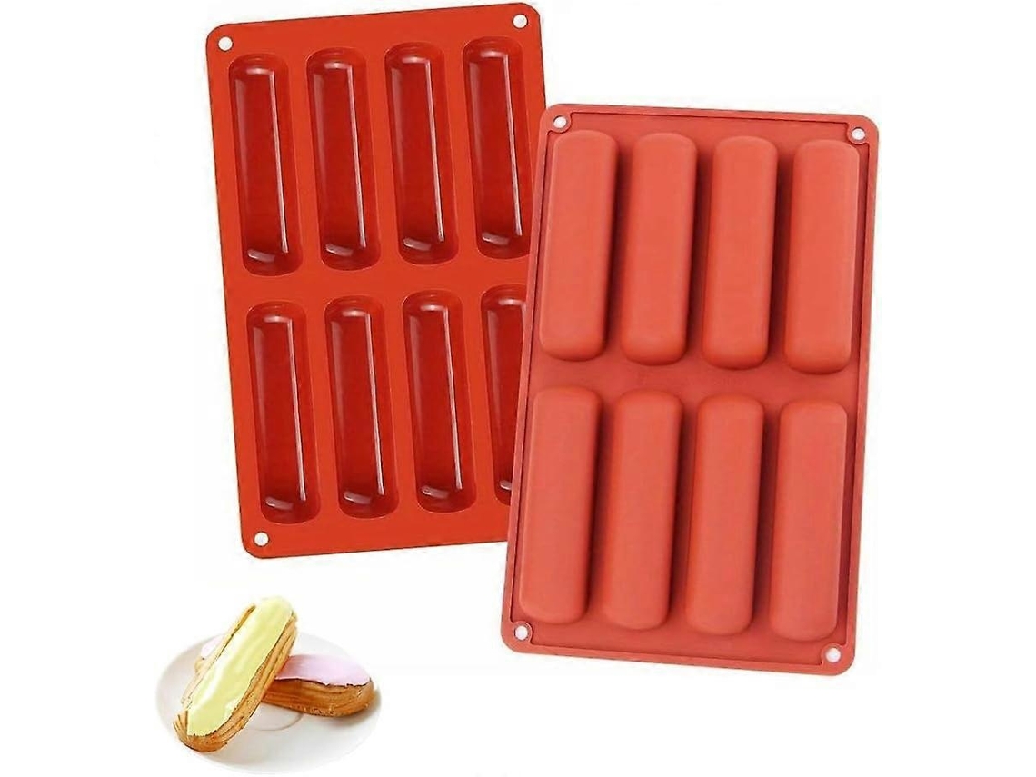 Lurelia Forma Para Muffin, Em Silicone, Pacote Com 2 Formas, Para Chocolate E Muffins, Antiaderente
