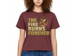 Rockinstone Hunger Games Movie Let The Games Begin Heather Vintage Maroon Adult T-shirt Size:m