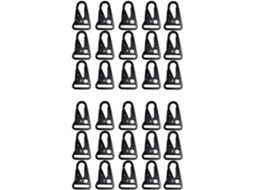 Conjunto De 30 Peças Fechos Pressão Com Boca Alargada, Tipo Olécrano,