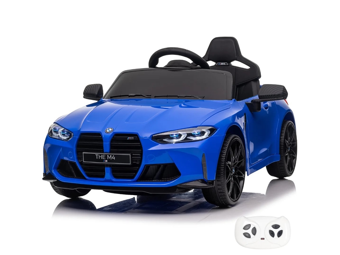 Carro Elétrico Para Crianças - Bmw M4 Competition 12v - 1 A 5 Anos - Azul